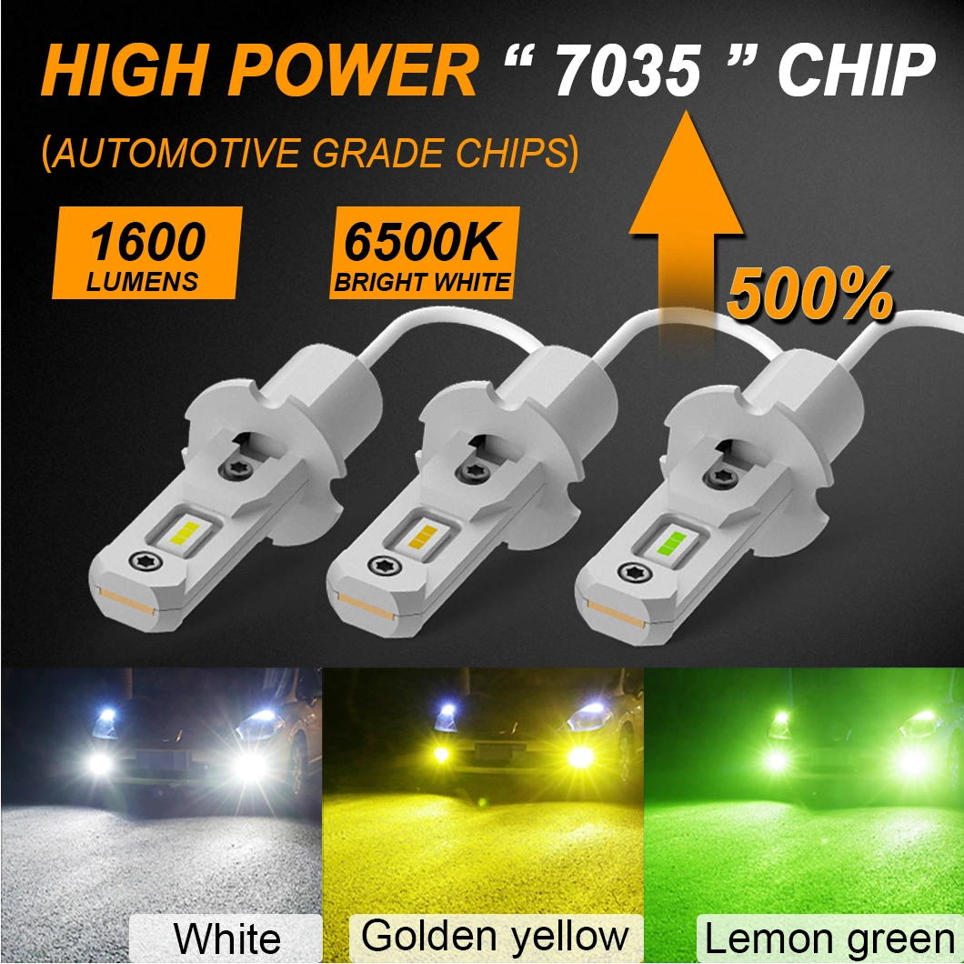 Gview GS 20W 12-18V H1 H3 H7 H8 H11 9005 9006 PSX24W PSX26W Auto Lighting Systems car led fog lights super bright csp led chip