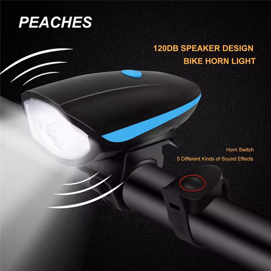 Lampada da ciclismo ricaricabile Torcia Faro Accessori per biciclette Luce per bici