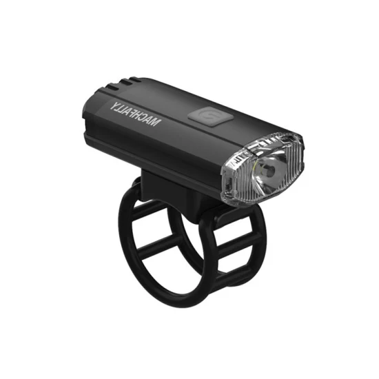Luce anteriore per bici da bicicletta a LED ricaricabile tramite USB in lega di alluminio ad alta luminosità di piccole dimensioni